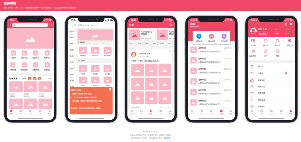 小红书高保真Axure原型设计，如何高效实现交互细节与视觉还原？