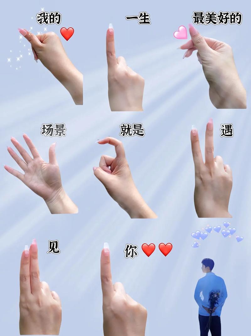 抖音短视频手势教学