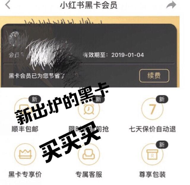 小红书黑卡会员代买是官方授权渠道吗?存在哪些风险与权益保障问题?