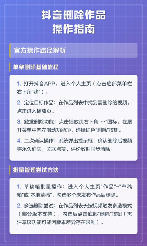 抖音作品删不掉?这些隐藏操作和常见错误你真的了解吗?