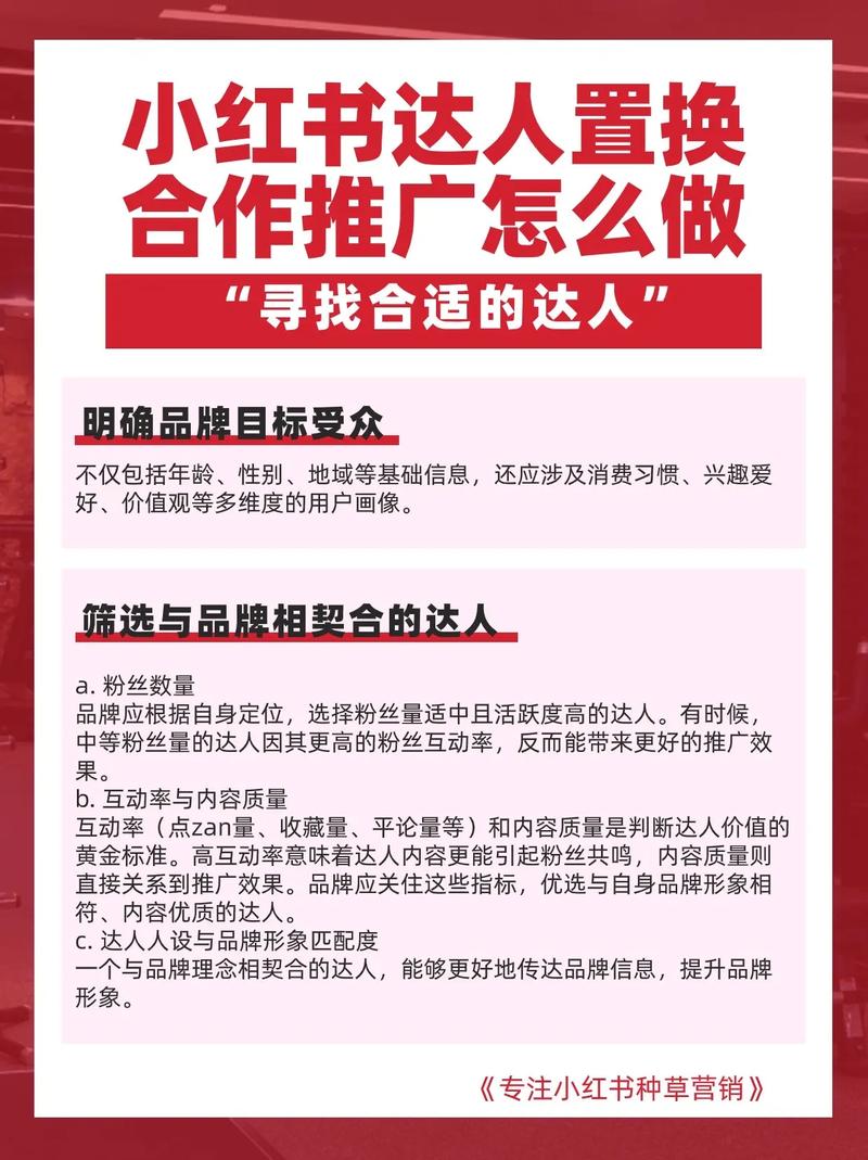 小红书博主合作产品